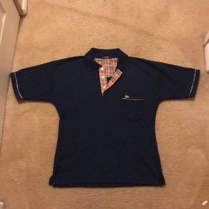 Burberry Navy Blue Polo
